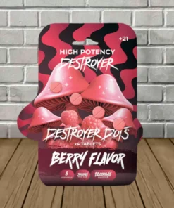 Alternative view of Destroyer Dots High-Potency Mushroom Tablets 12000mg