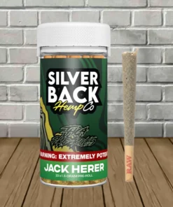 Alternative view of Silverback Hemp Co THCa Prerolls Jumbo Jar 20ct