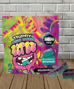 Alternative view of Trippy BITEZ Double Stacked Mushies 2000mg