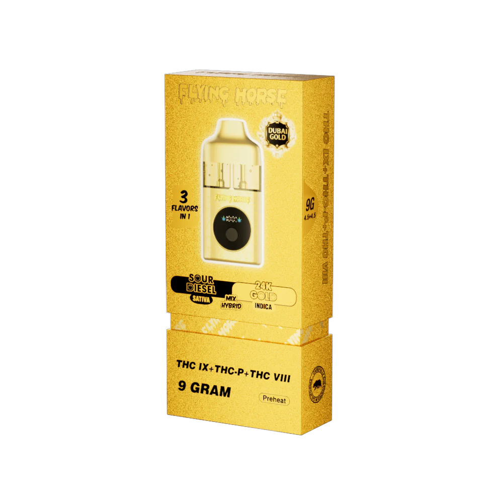Flying Horse Dubai Gold 3 in 1 Disposable 9G - Image 8