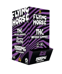 FLYING HORSE THC INFUSED GUMMIES 1500MG 60CT/BX