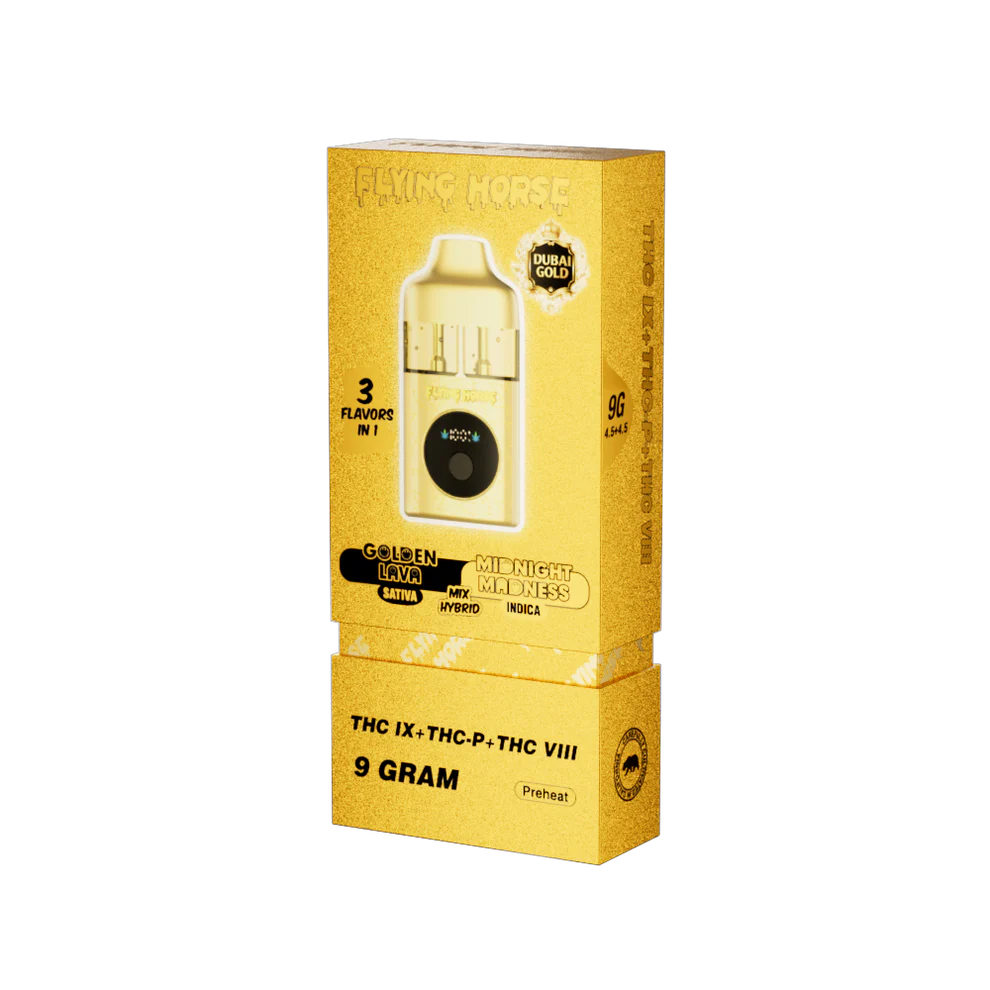 Flying Horse Dubai Gold 3 in 1 Disposable 9G - Image 4