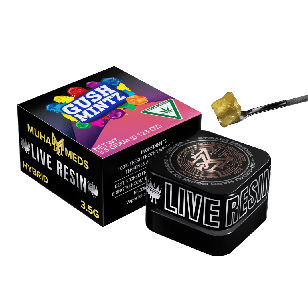 Gush Mints Muha Meds Live Resin | Hybrid