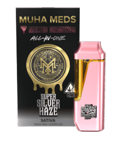 Super Silver Haze Muha Meds Disposable Melted Diamonds | Sativa