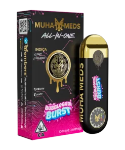 New Muha Gen 3 Bubblegum Burst Indica | 1000MG