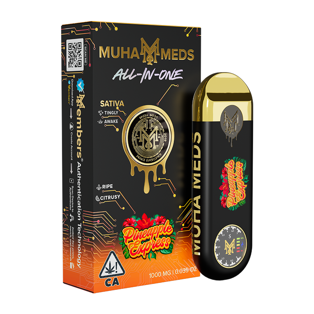 New Muha Gen 3 Pineapple Express Sativa | 1000MG