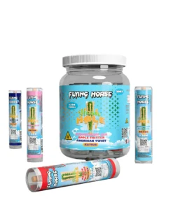 FLYING HORSE HASH HOLE PREROLL 30CT JAR – ASSORTED