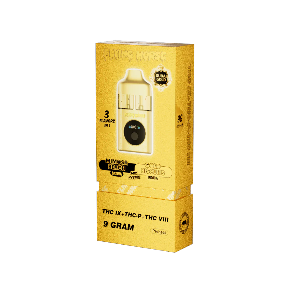 Flying Horse Dubai Gold 3 in 1 Disposable 9G - Image 9