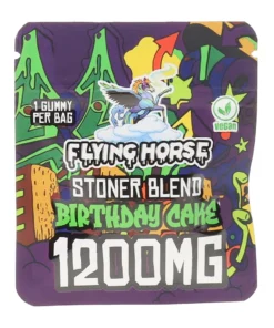 Birthday Cake Flying Horse Stoner Blend Infused Gummies 1200MG