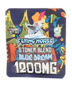 Blue Dream Flying Horse Stoner Blend Infused Gummies 1200MG