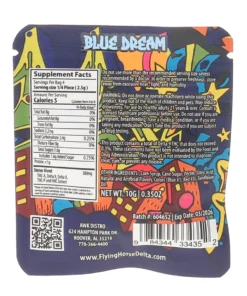 Alternative view of Blue Dream Flying Horse Stoner Blend Infused Gummies 1200MG