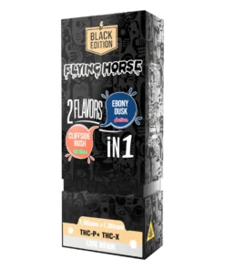 Cliffside Rush | Ebony Dusk Flying Horse 2in1 Live Resin Disposable 3.8G