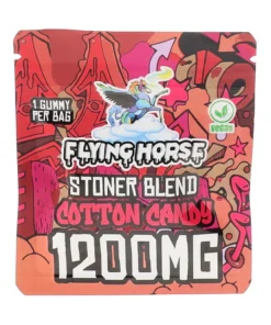 Cotton Candy Flying Horse Stoner Blend Infused Gummies 1200MG
