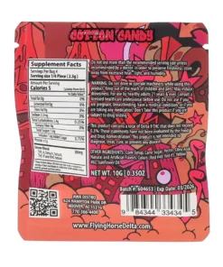 Alternative view of Cotton Candy Flying Horse Stoner Blend Infused Gummies 1200MG