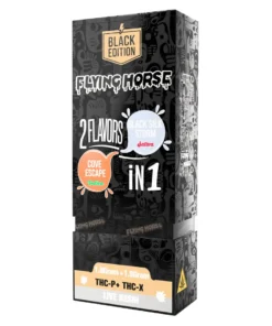 Cove Escape | Black Silk Storm Flying Horse 2in1 Live Resin Disposable 3.8G