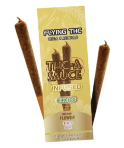 Fire OG Flying Horse THCA Sauce Infused Pre-Rolls 2G