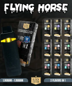 Alternative view of Sunset Drift | Shadow Spice Flying Horse 2in1 Live Resin Disposable 3.8G