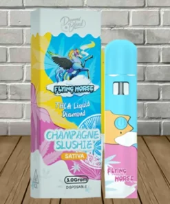 Flying Horse THCa Liquid Diamond Disposable 3g - Image 3