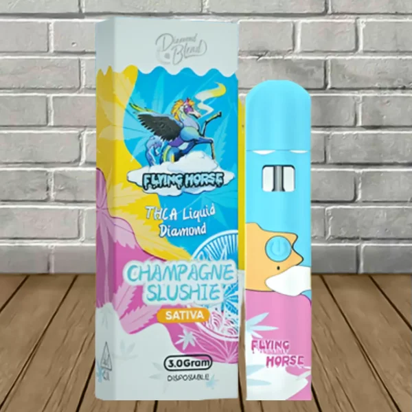 Flying Horse THCa Liquid Diamond Disposable 3g - Image 3