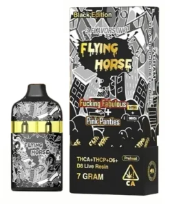 Fucking Fabulous | Pink Panties Flying Horse Stoner Blend Black Edition Disposable 7G