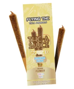 Kosher Kush Flying Horse THCA Sauce Infused Pre-Rolls 2G
