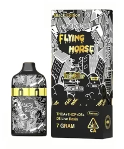 Lady Killer | Snow Man Flying Horse Stoner Blend Black Edition Disposable 7G