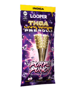Alternative view of Live Rosin Prerolls: Purple Punch