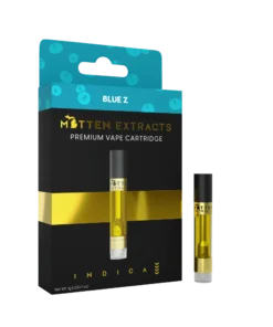 Mitten Extracts – Blue Z 1g Vape Cartridge (Indica)