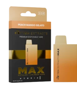 Mitten Extracts MAX Disposable – Peach Mango Gelato 3g (Hybrid)