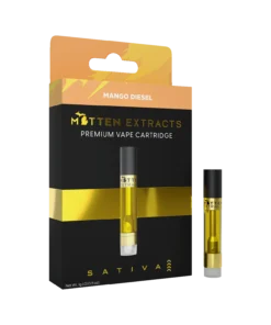 Mitten Extracts – Mango Diesel 1g Vape Cartridge (Sativa)