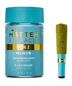 Mitten Extracts Minis Infused Pre-Rolls 3.5g 5 Pack – Blue Z