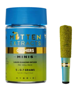 Mitten Extracts Minis Infused Pre-Rolls 3.5g 5 Pack – Gushers