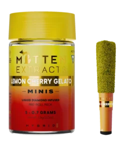 Mitten Extracts Minis Infused Pre-Rolls 5 Pack – Lemon Cherry Gelato