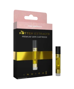 Mitten Extracts – Pink Lemonade 1g Vape Cartridge (Indica)
