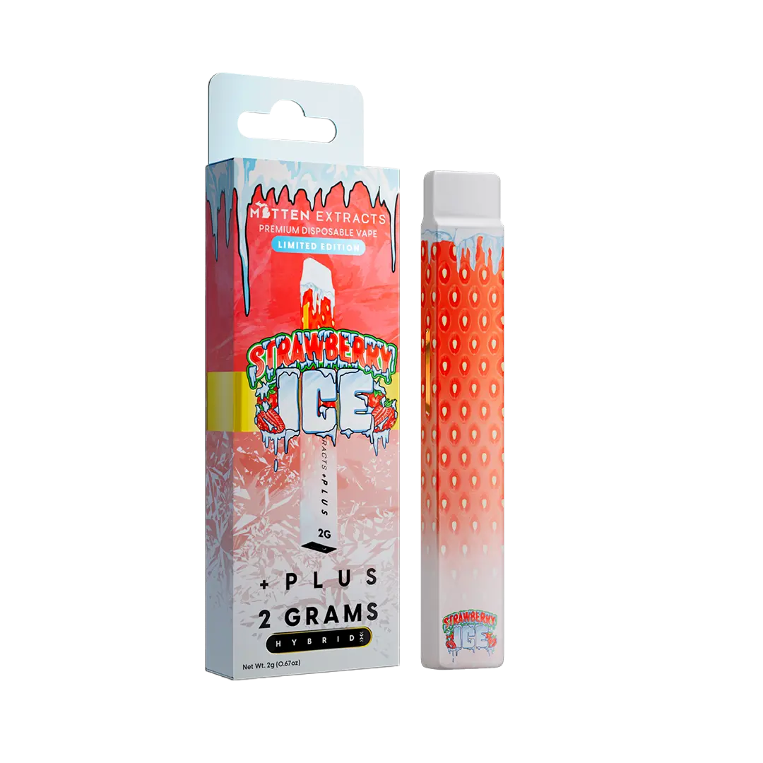 Mitten Extracts + Plus Disposable Strawberry Ice 2g