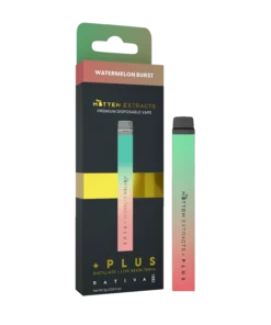 Mitten Extracts + Plus Disposable Watermelon Burst 1g (Sativa)