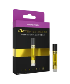 Mitten Extracts – Purple Punch 1g Vape Cartridge (Indica)