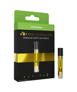 Mitten Extracts – Sour Diesel 1g Vape Cartridge (Sativa)