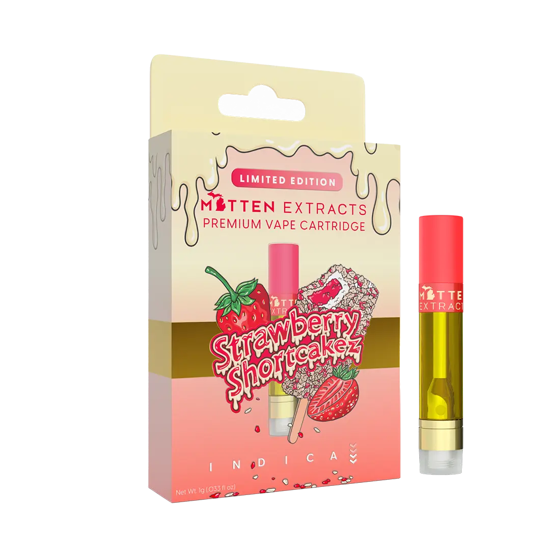 Mitten Extracts – Strawberry Shortcakez 1Mitten Extracts – Watermelon Gummies 200mg (10 Pack)g Vape Cartridge
