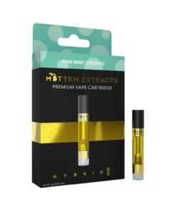 Mitten Extracts – Thin Mint Cookies 1g Vape Cartridge (Hybrid)
