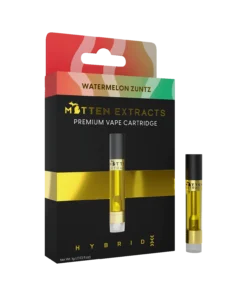 Mitten Extracts – Watermelon Zuntz 1g Vape Cartridge (Hybrid)