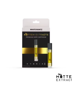 Mitten Extracts – White Runtz 1g Vape Cartridge (Hybrid)