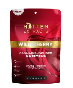 Mitten Extracts – Wild Cherry Gummies 200mg (10 Pack)