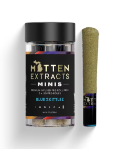 Mittens Extracts Minis | Infused Pre-Rolls 2.5g | 5pk – Blue Zkittlez