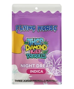 Night Dream Flying Horse THCP Diamond Kief Pre-Rolls 3ct