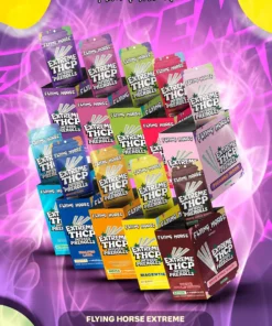Alternative view of Magentie Flying Horse Extreme THCP Infused Pre-Rolls 3ct