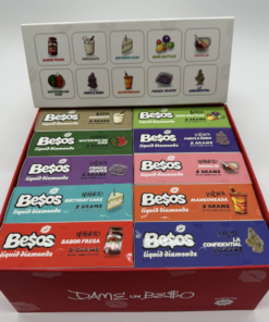 Besos Cart Vape | 10 Packs Mixed Flavors Variety