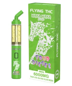 Sour Diesel Flying Horse THC Waka Waka Blend Disposable 6000MG