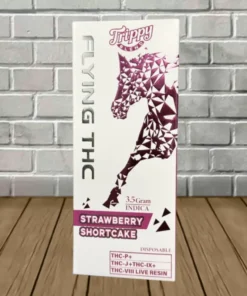 Alternative view of Flying THC Live Resin Trippy Blend Disposable 3.5g