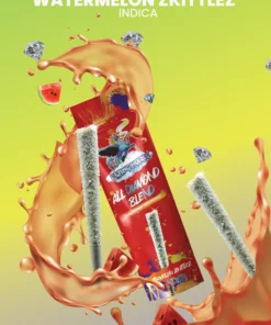 Alternative view of Watermelon Zkittlez Flying Horse All Diamond Blend THCA Pre-Roll 2G